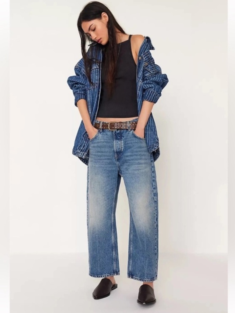 Free People We The Free Deep Trance Dropped Boyfriend Jeans